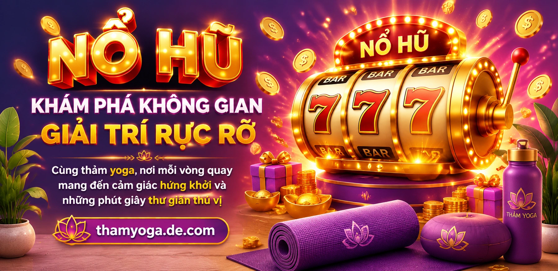 Hình ảnh slot với biểu tượng jackpot và các cuộn quay