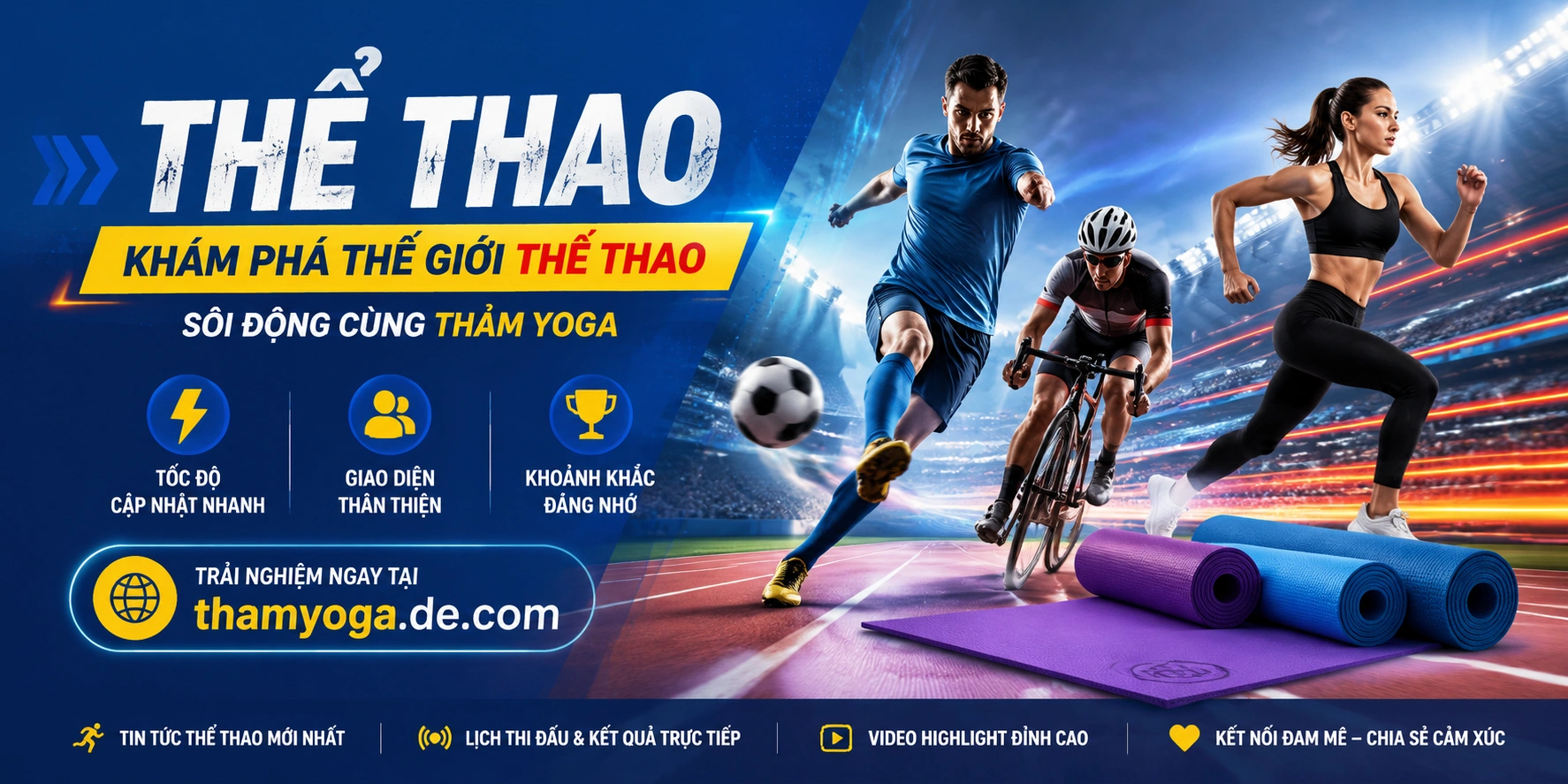 Khu thể thao bóng đá và kèo trực tiếp